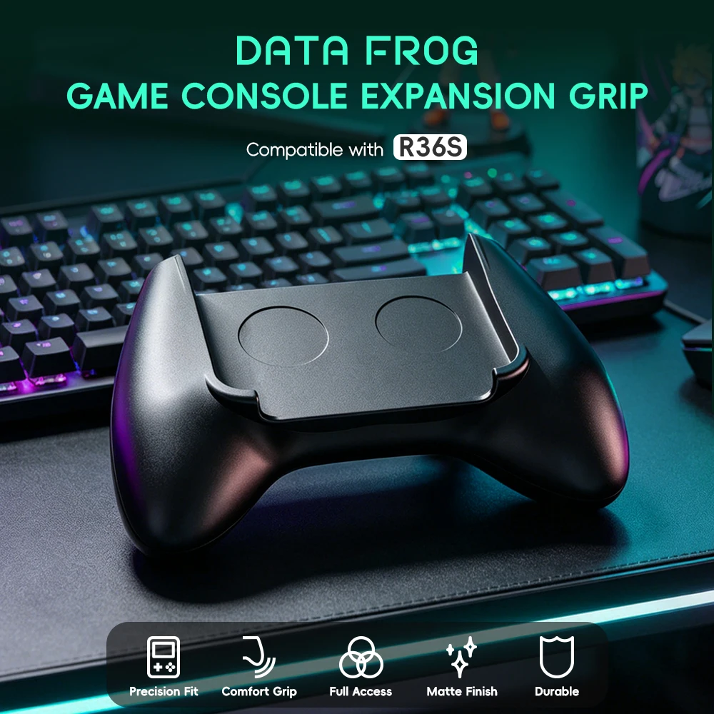 Retro Gaming Kit - Data Frog R36S Game Grip Ergonomiczny