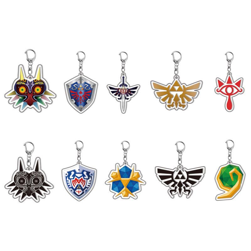Retro Gaming Keychain - Breloczek Zelda Link Legend, akrylowy, uroczy,