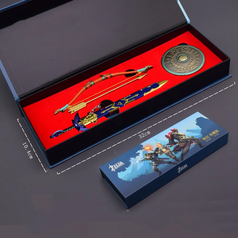 Retro Gaming Keychain - 3 sztuk/zestaw gra Zelda Anime brelok