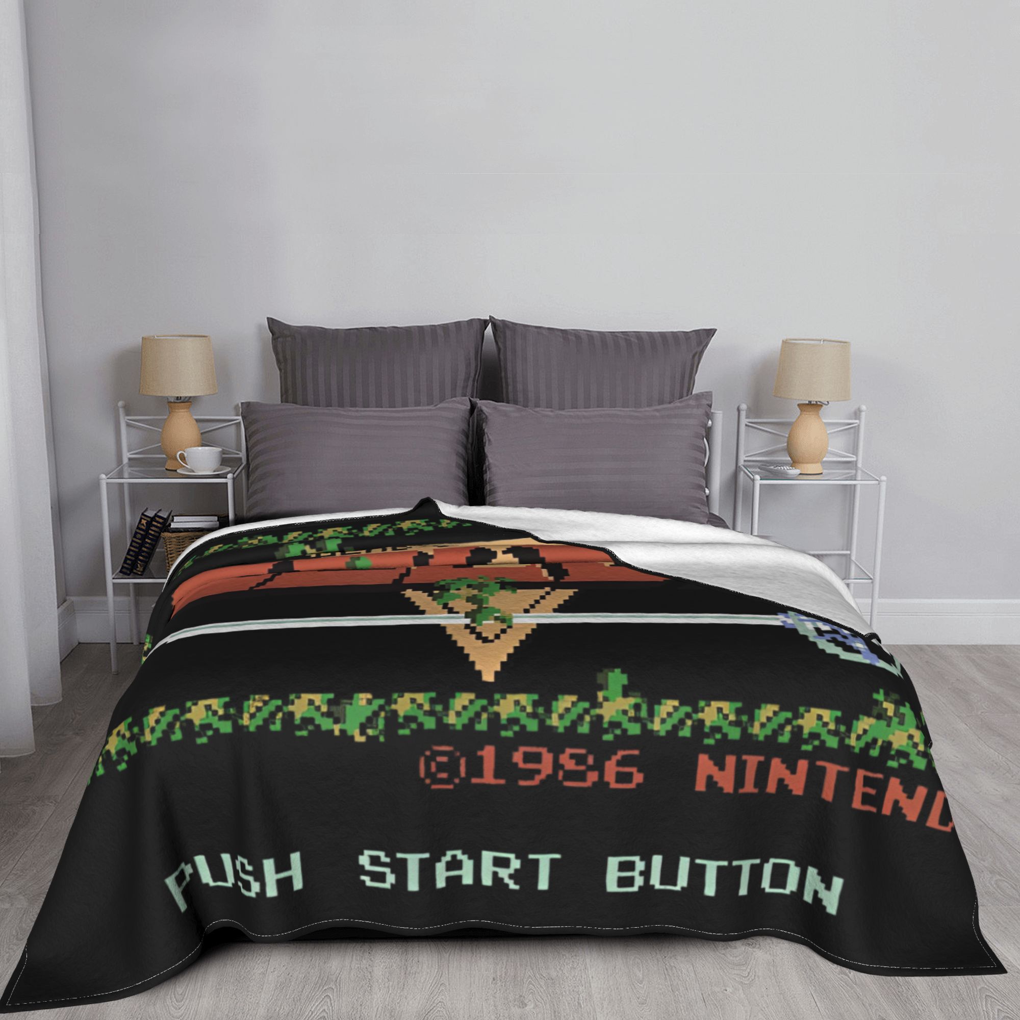 Z-Zelda Legends Koc flanelowy  – Retro Gaming Zelda recenzja i cena