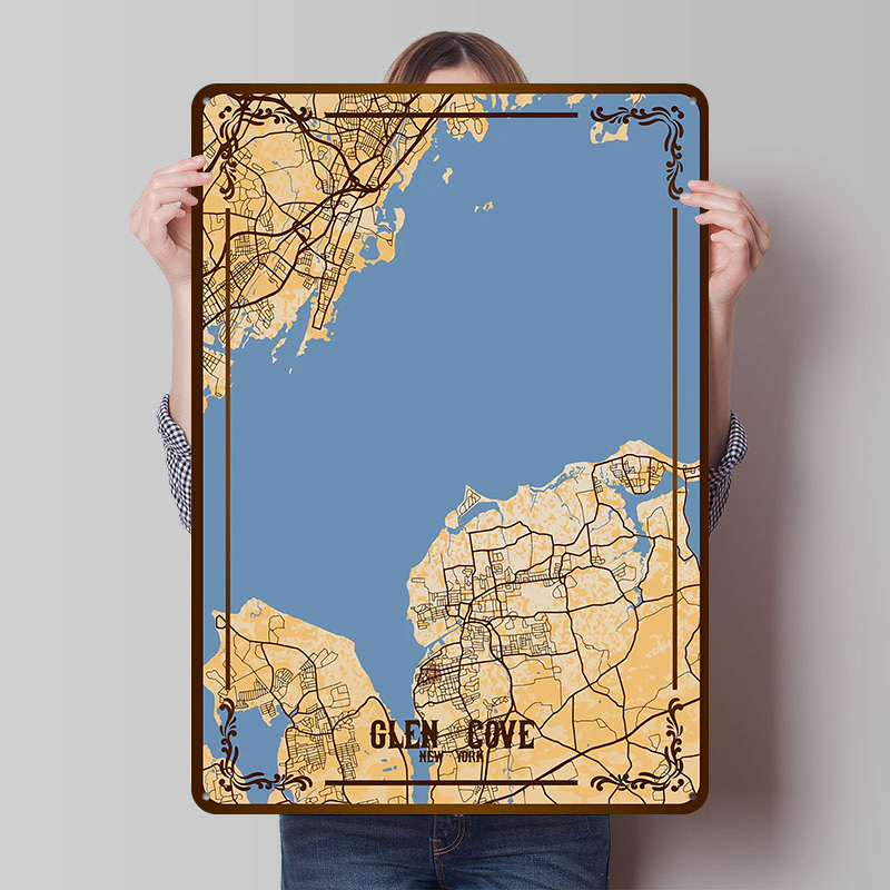 Mapa Glen Cove New York, blasz – Retro Gaming York recenzja i cena