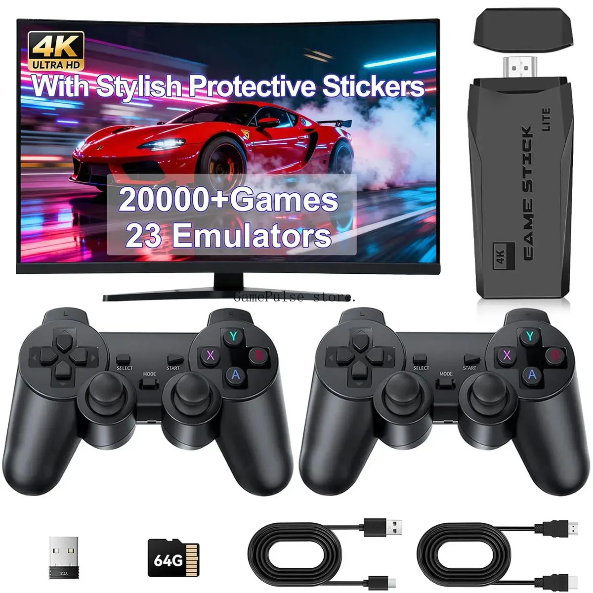 Konsola do gier GamePulse M8 z – Retro Gaming Xbox Controller recenzja i cena