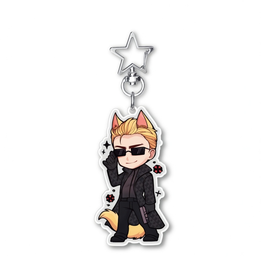 Brelok Akrylowy Resident Evil  – Retro Gaming Keychain recenzja i cena