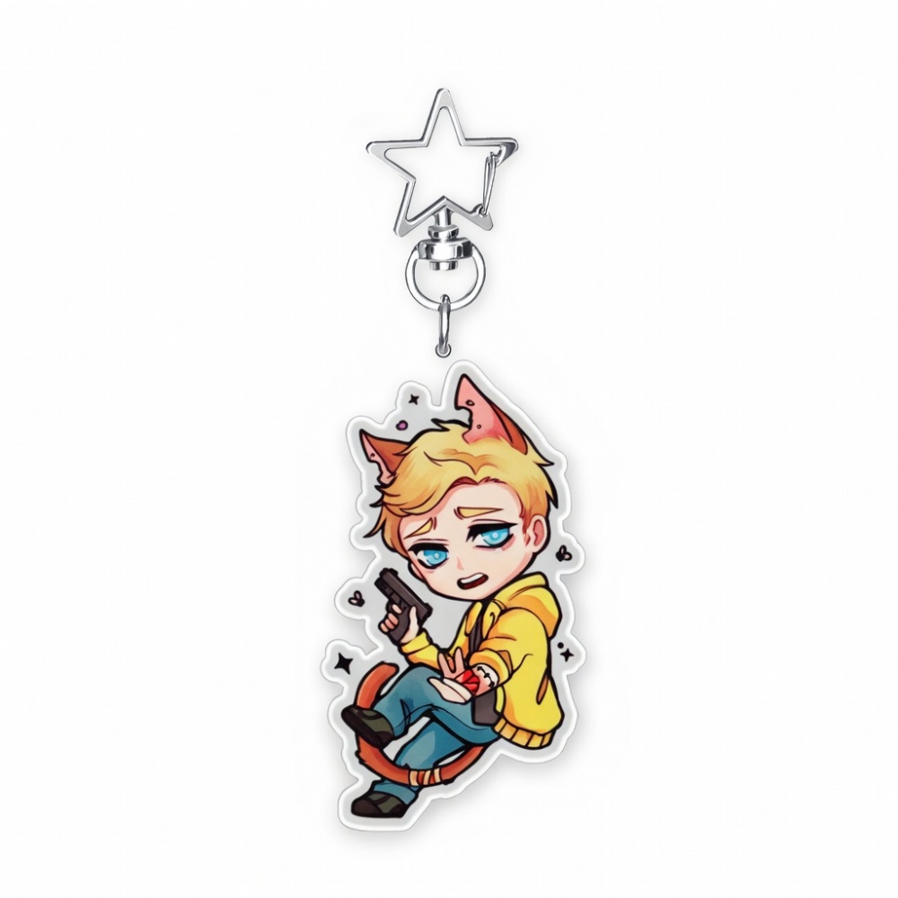 Brelok Akrylowy Resident Evil  – Retro Gaming Keychain recenzja i cena
