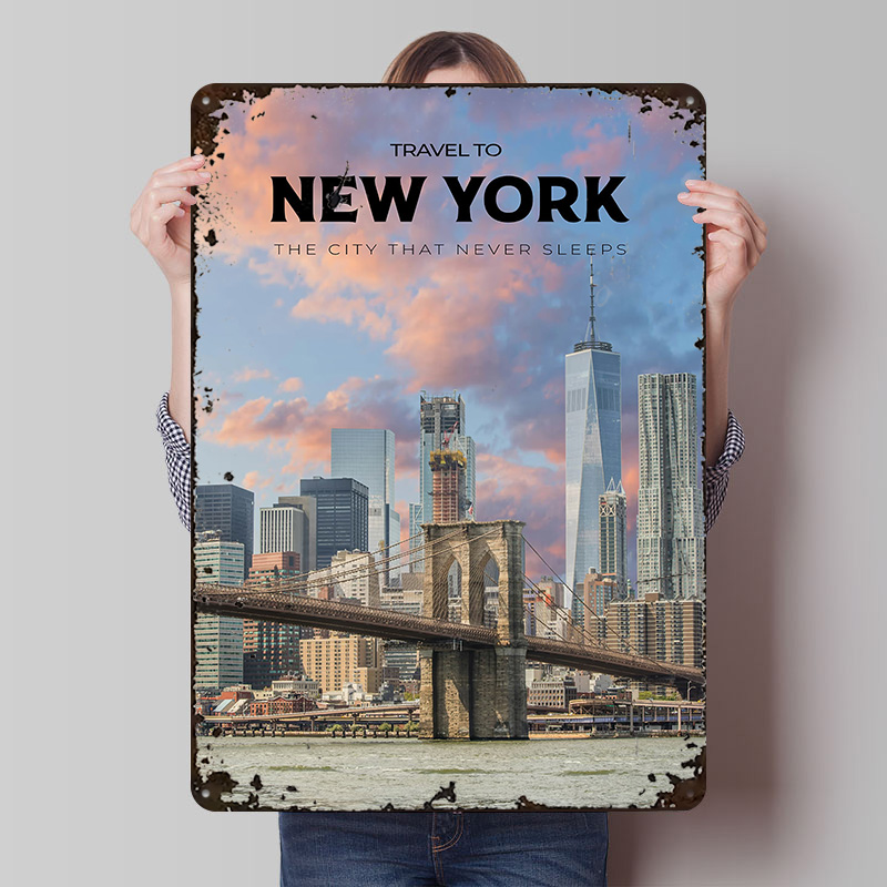 Plakat z motywem podróży do No – Retro Gaming York recenzja i cena