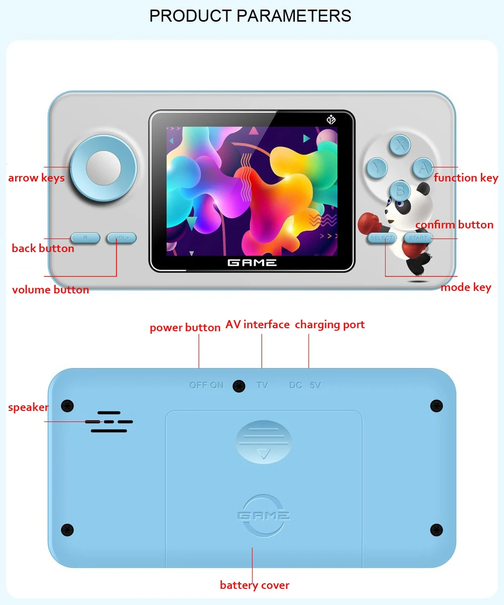 Nowa konsola do gier wideo S5  – Retro Gaming Console Lego recenzja i cena