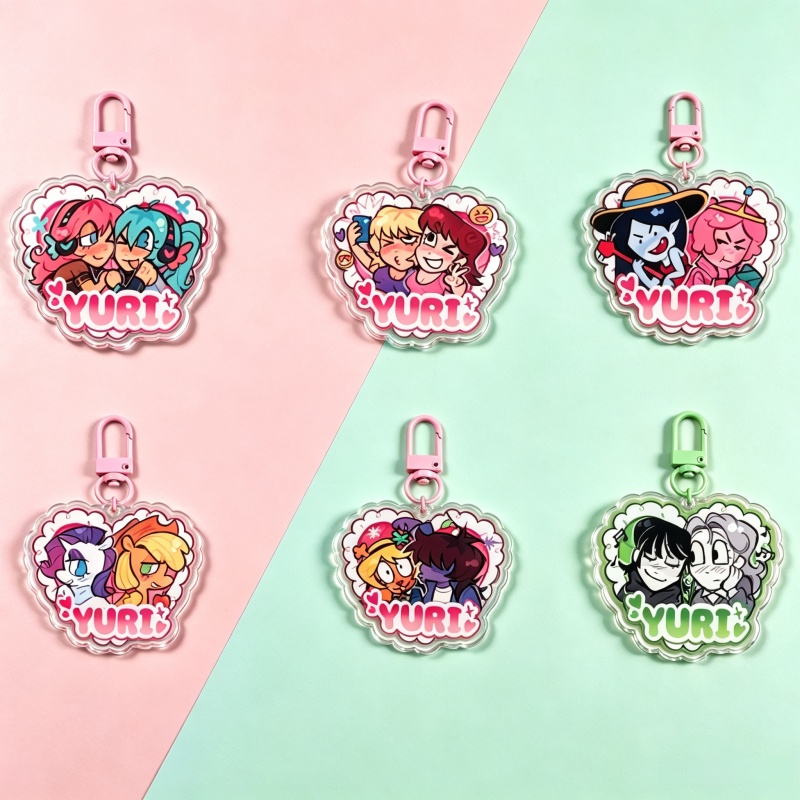 Breloczek Akrylowy Yuri Time,  – Retro Gaming Keychain recenzja i cena
