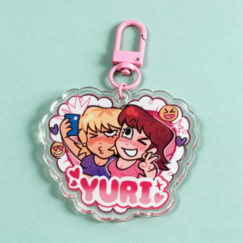 Breloczek Akrylowy Yuri Time,  – Retro Gaming Keychain recenzja i cena