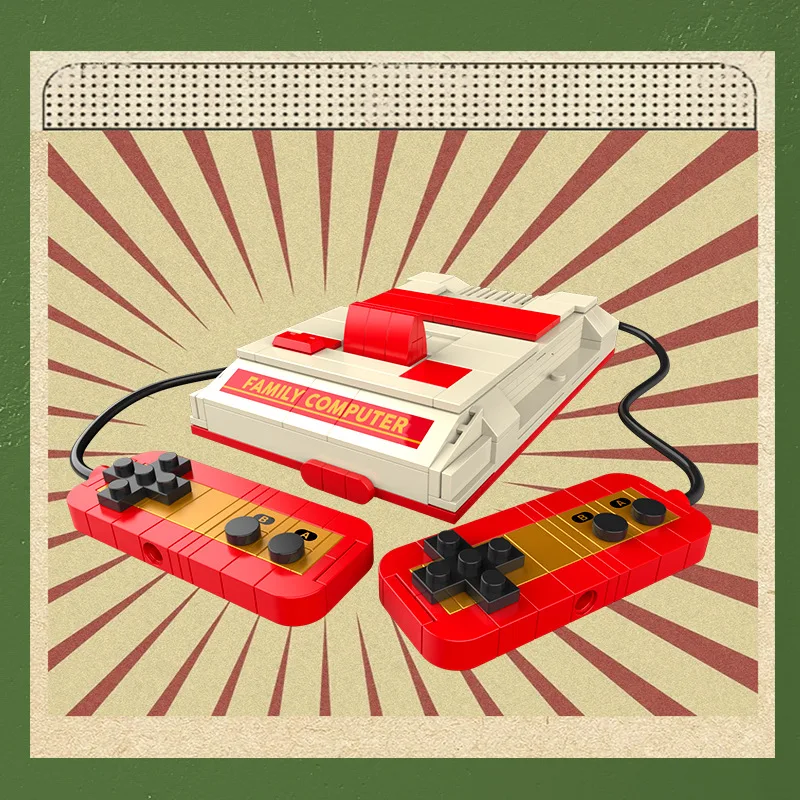 DIY Retro urządzenia elektrycz – Retro Gaming Console Lego recenzja i cena